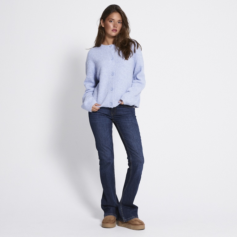 Knit cardigan "Alva" Light blue